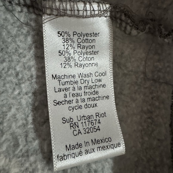 Sub_Urban Riot Good Mood Gray Sweatshirt Size Small - Picture 4 of 6